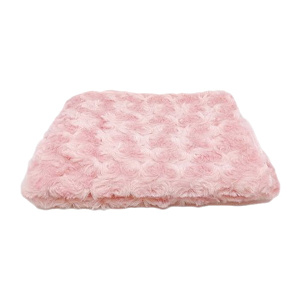 【在庫限り】はぎれ 大判ハギレ 生地 布 端切れ カットクロス ローズファー 50×100cm ピンク 349656