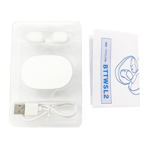 イヤホン ワイヤレス 無線 TWSイヤホン 7.3×5×4cm 349705