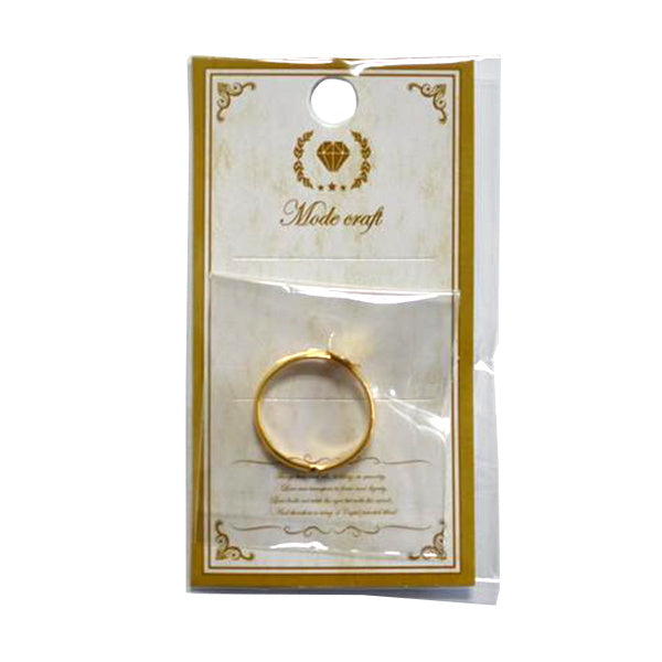 リングパーツ平皿付き/B ゴールド 349762