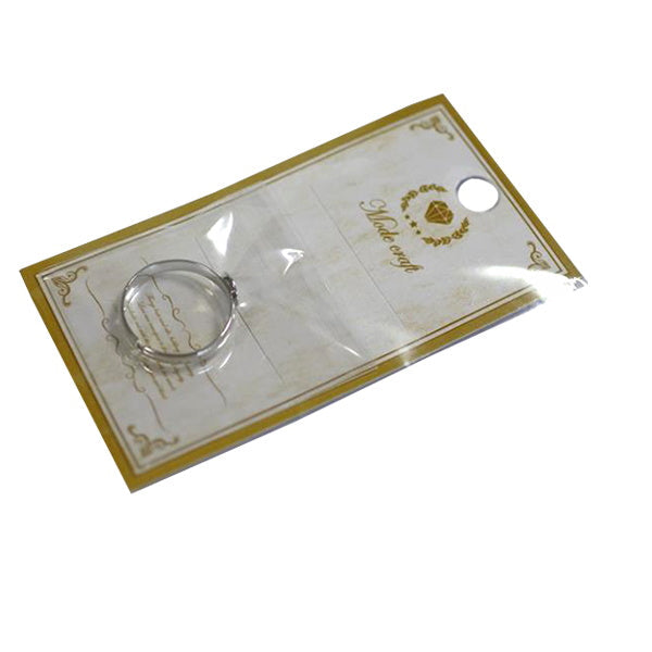 リングパーツ平皿付き/B シルバー 349763