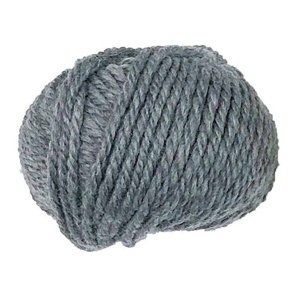 毛糸 ウール100% 純毛極太 613 ライトグレー 349821