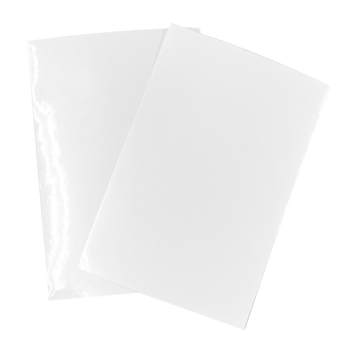 レジンに使えるホワイトシール ハガキサイズ2枚入 349855