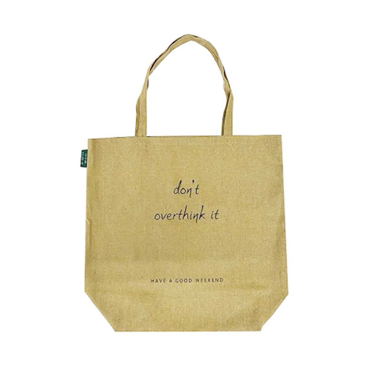 【OUTLET】トートバッグ 買い物バッグ シンプル ロゴPTトート H40×W45cm ベージュ GBG0761-03 350107