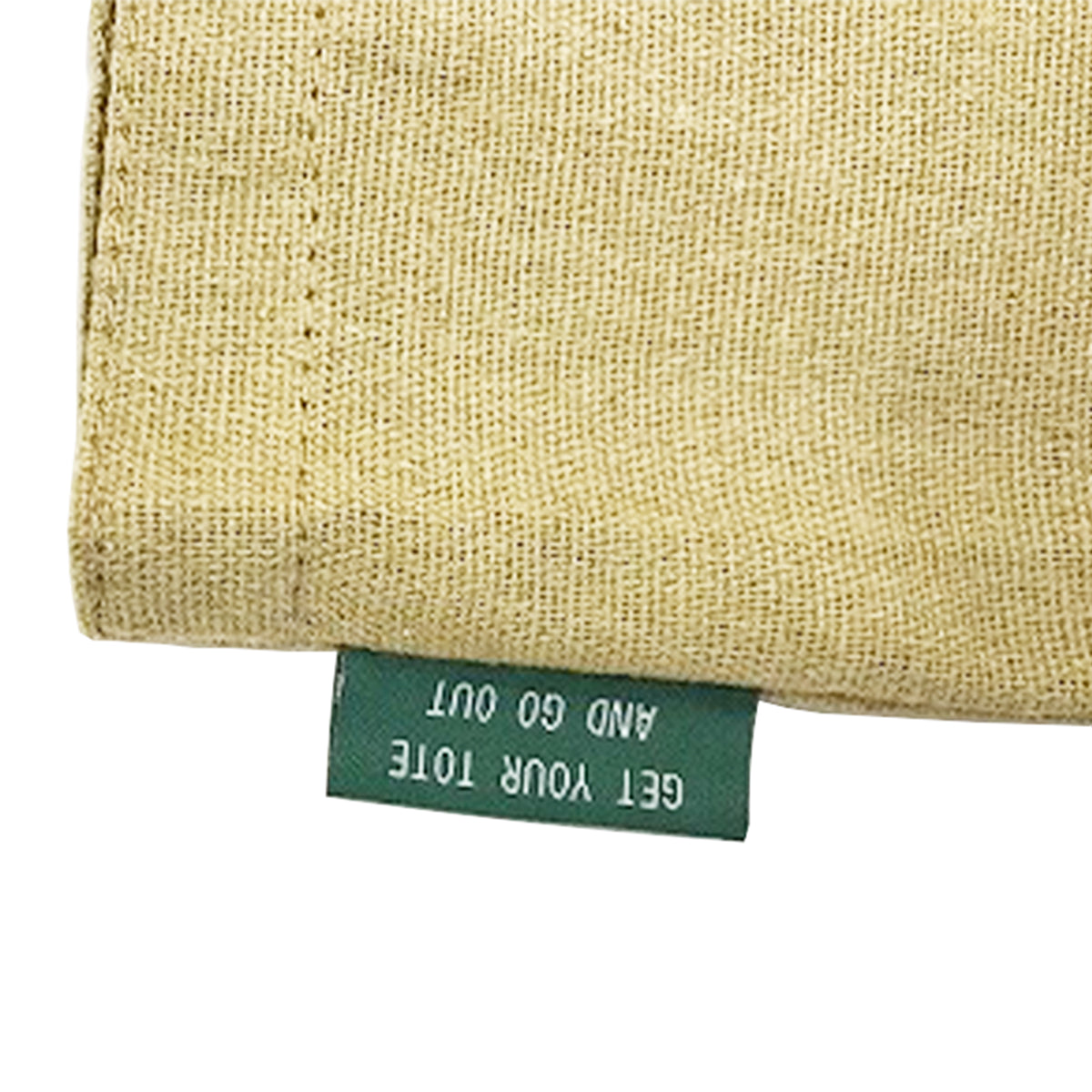 【OUTLET】トートバッグ ショルダーバッグ 大きめ 麻調 ロゴPTトート ベージュピンク H39×W43×F15 GBG0761-10 350109