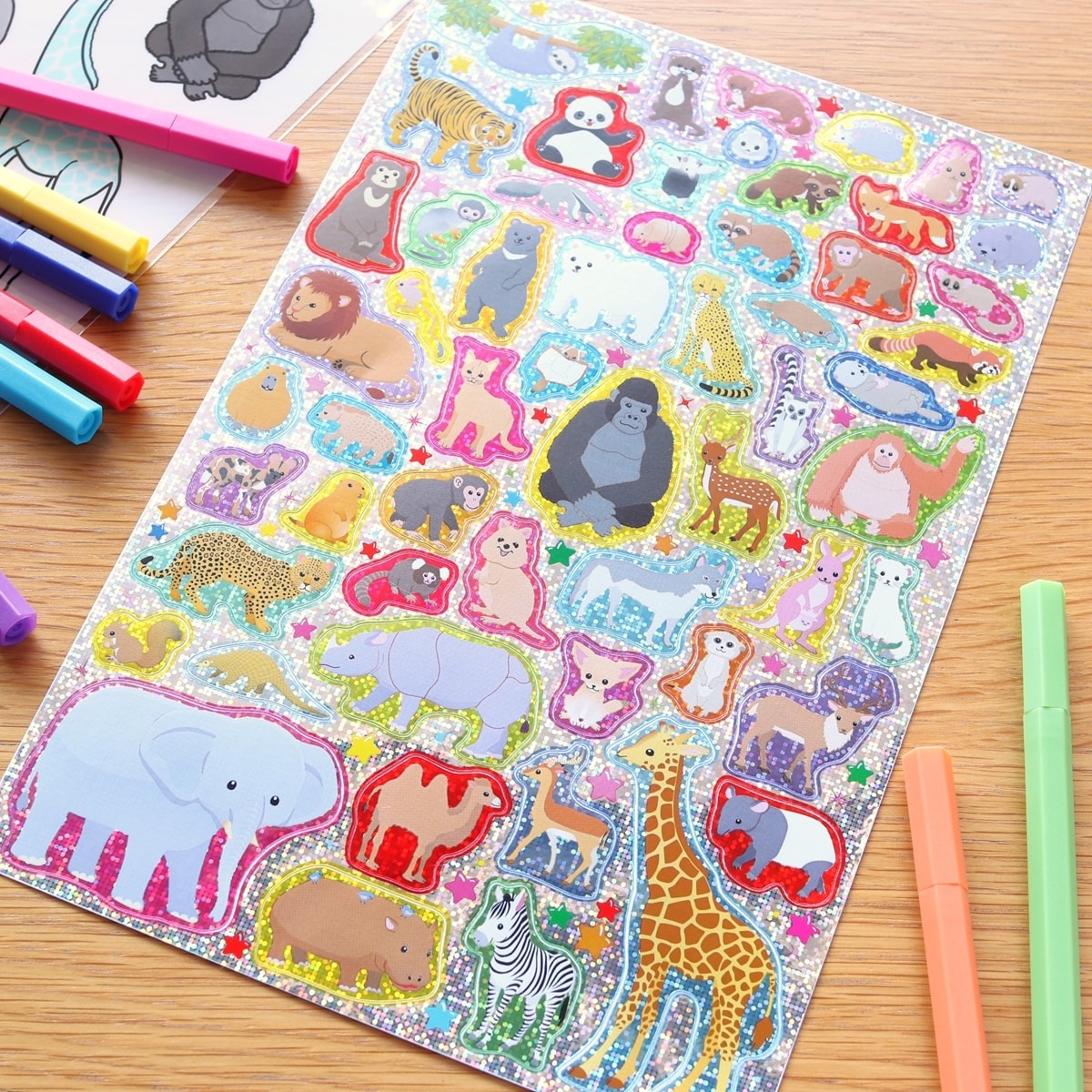 ボリューミーシール どうぶつがいっぱい! 350305