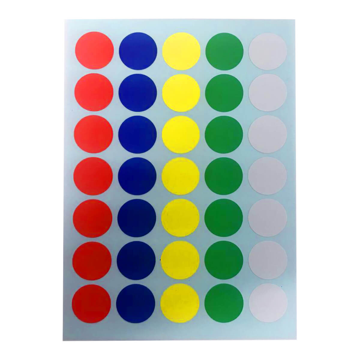 カラーシール 15mm 420片付 350509