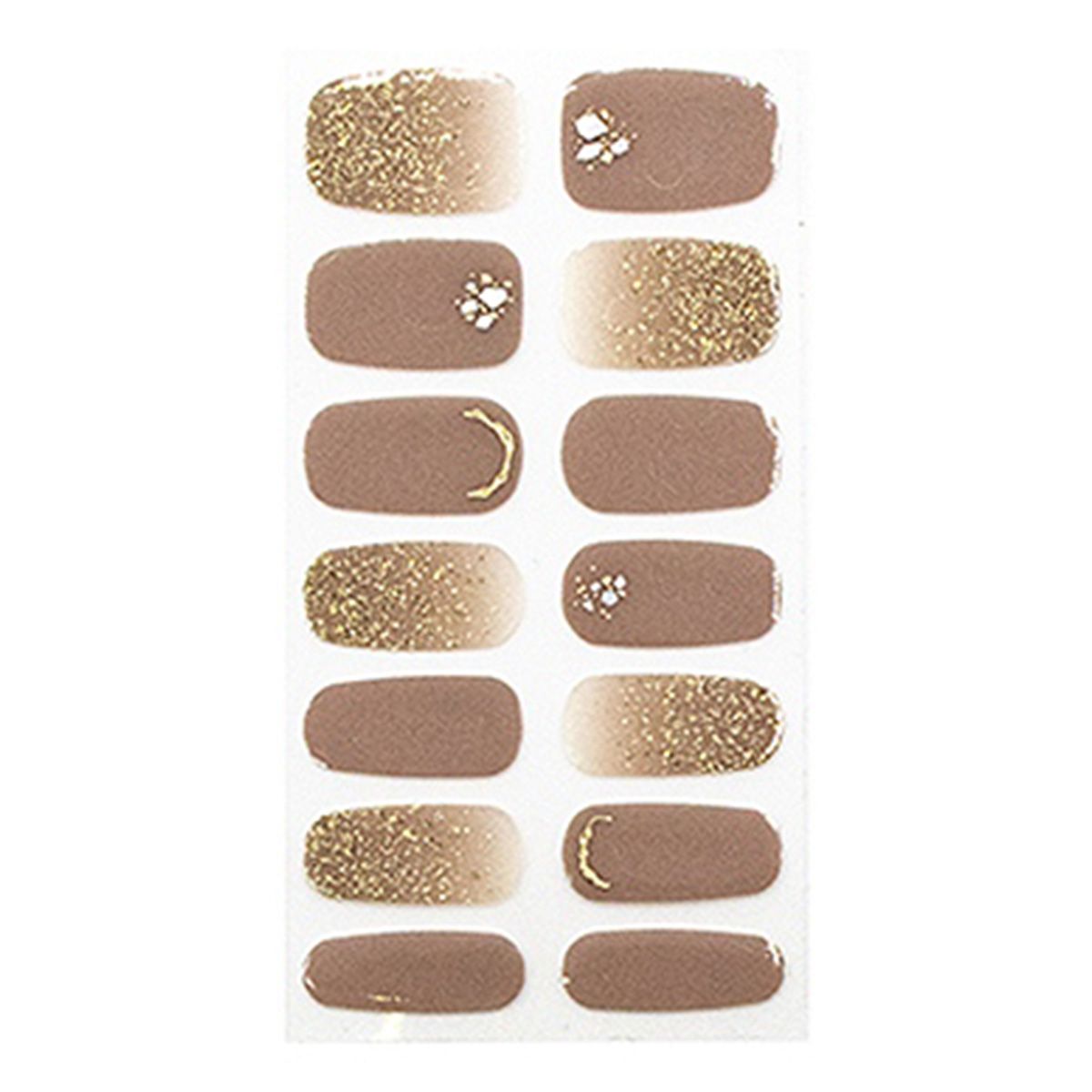 LCジェルネイルシール H-グリッターベージュ 350594