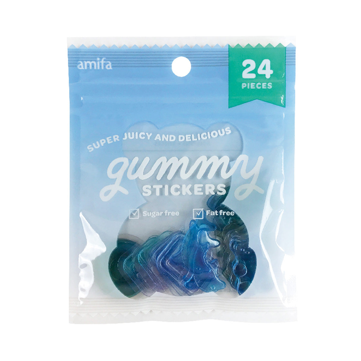 フレークシール 24P ぷっくりキャンディ 350695