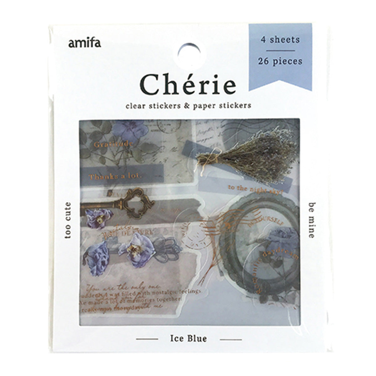 ミニシートシール 4シート アンティークペーパー 350700