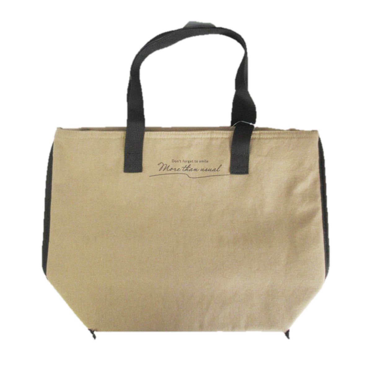 【OUTLET】保冷バッグ ナチュラルクーラーバッグ モカ 約縦27×横25×マチ12cm 350886