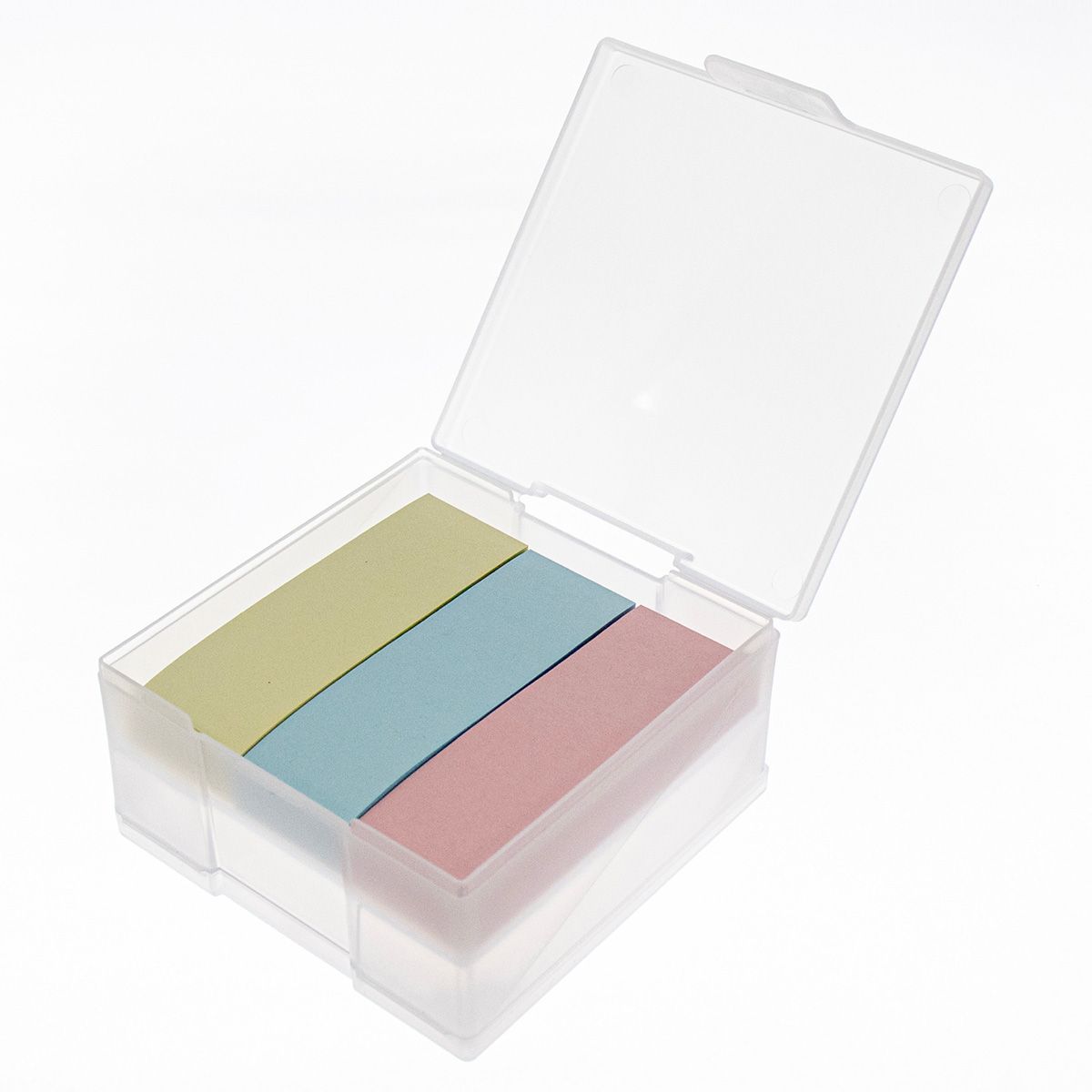 ふせんボックス 両面タイプ クリア 350917