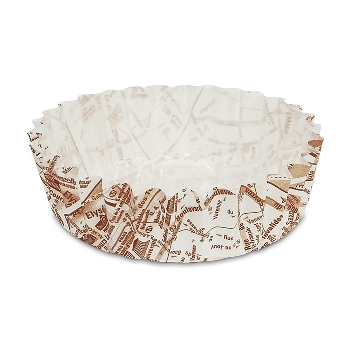 マドレーヌカップ マップ柄 10枚 350934