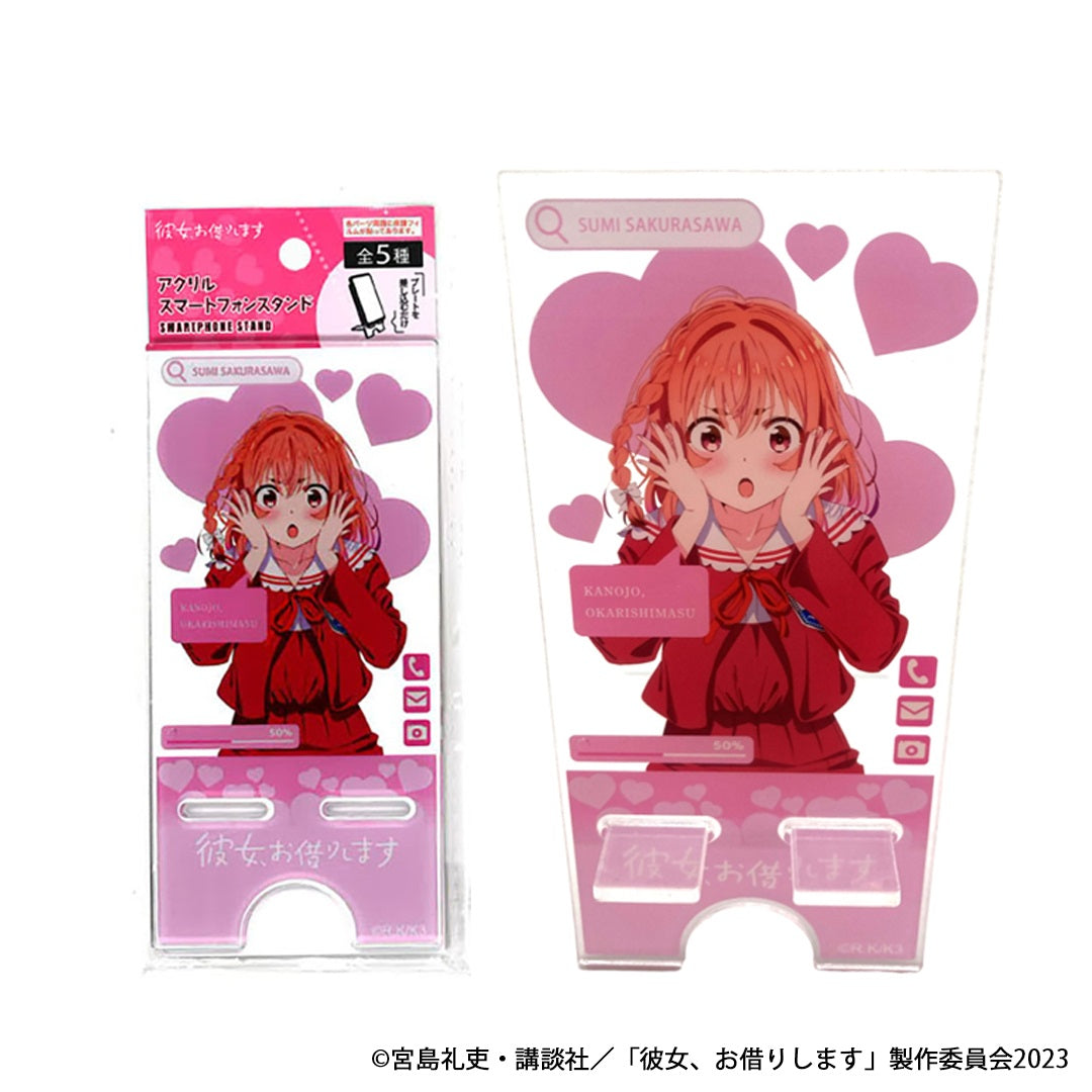 【OUTLET】彼女、お借りします アクリルスマートフォンスタンド 墨 351138