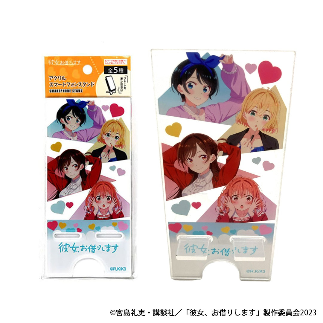 【OUTLET】彼女、お借りします アクリルスマートフォンスタンド オールキャスト 351139