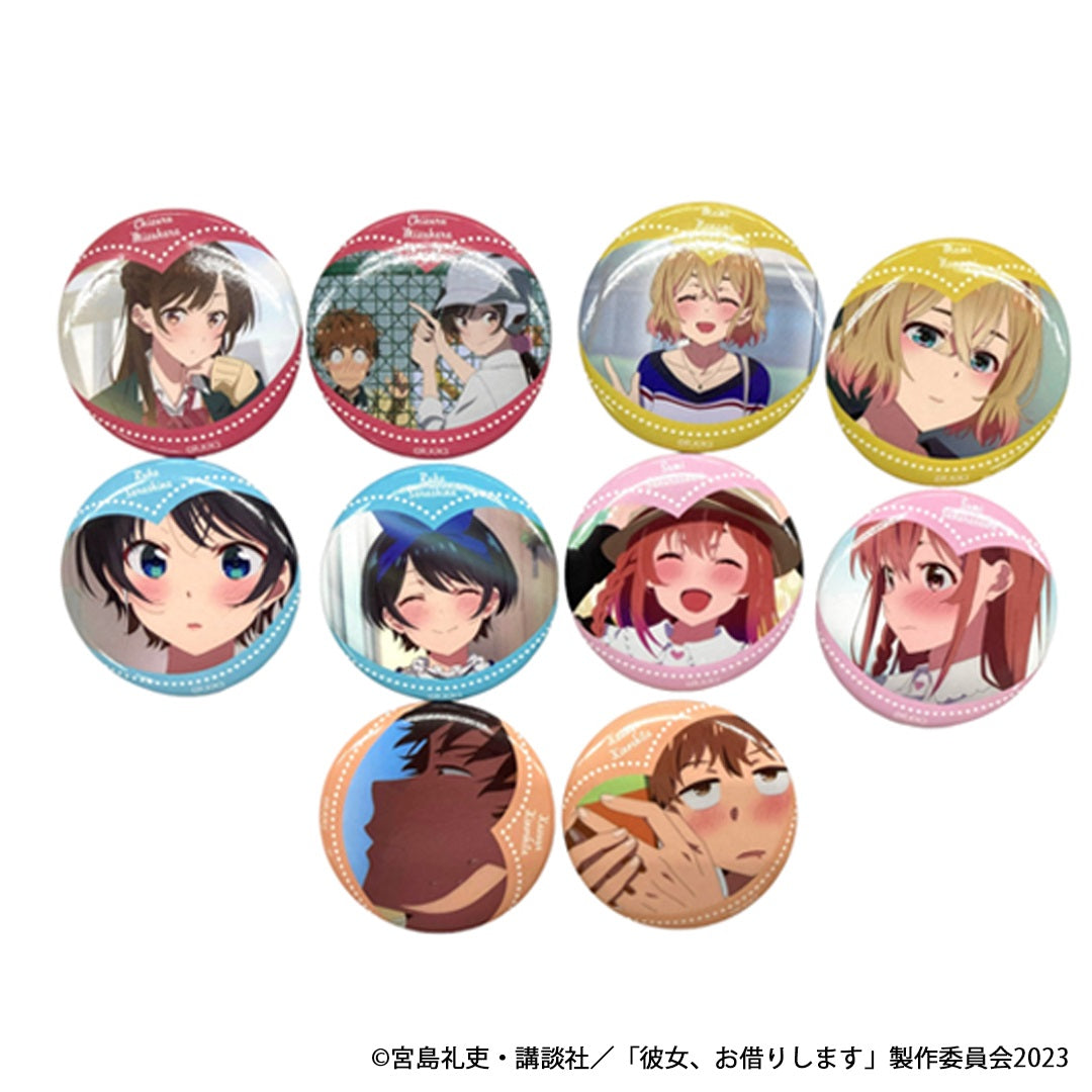 【OUTLET】彼女、お借りします 缶バッジ コンプリートセット 351141