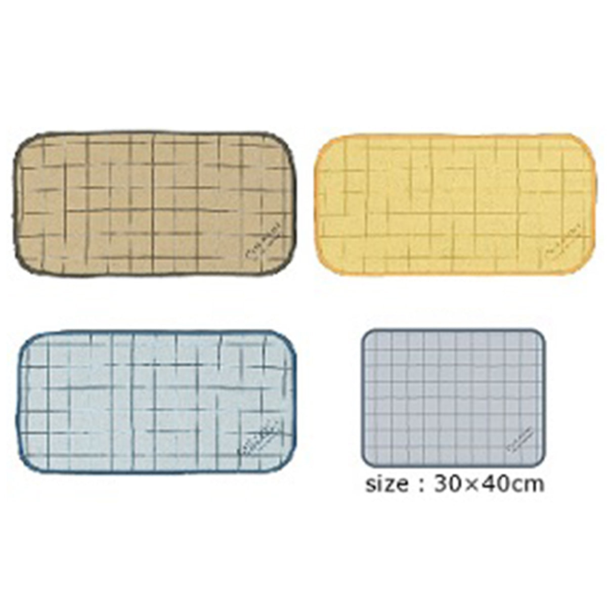 【OUTLET】チェックスリムミズキリマットMT8533 351699