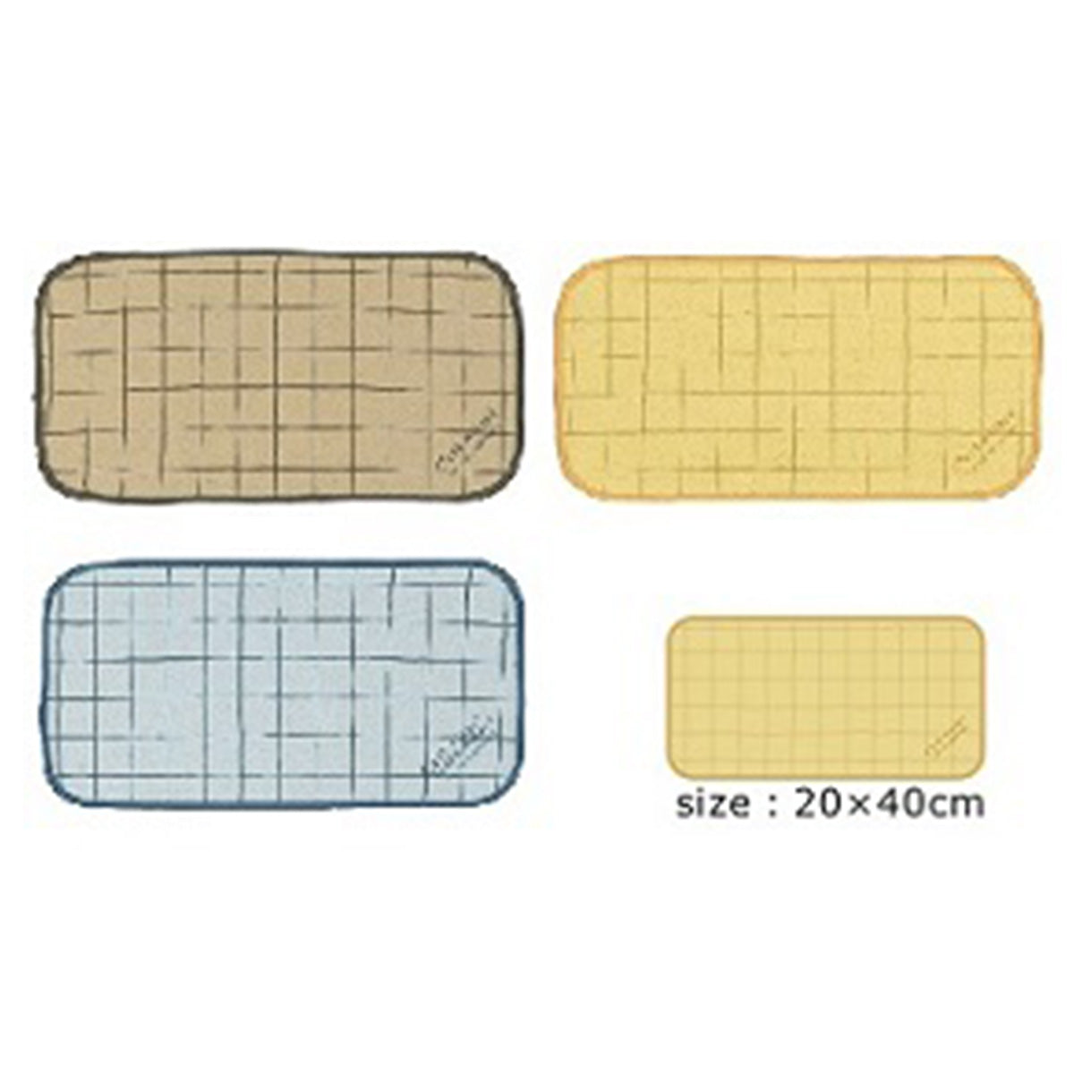 【OUTLET】チェックミズキリマットMT8534 351701