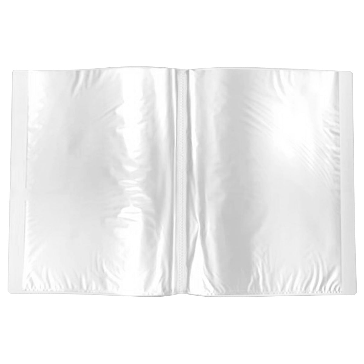 書類ファイル ポケットファイル クリアファイル B4ブックファイル 20P ホワイト 352004