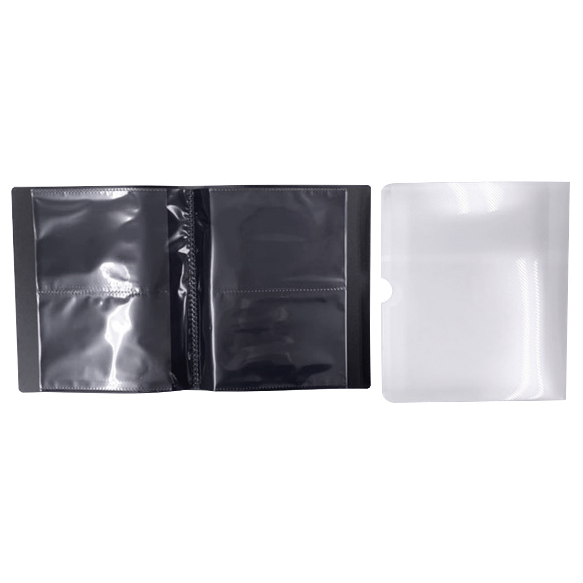 写真アルバム 黒台紙フォトアルバム L判 96Pケース付 352012