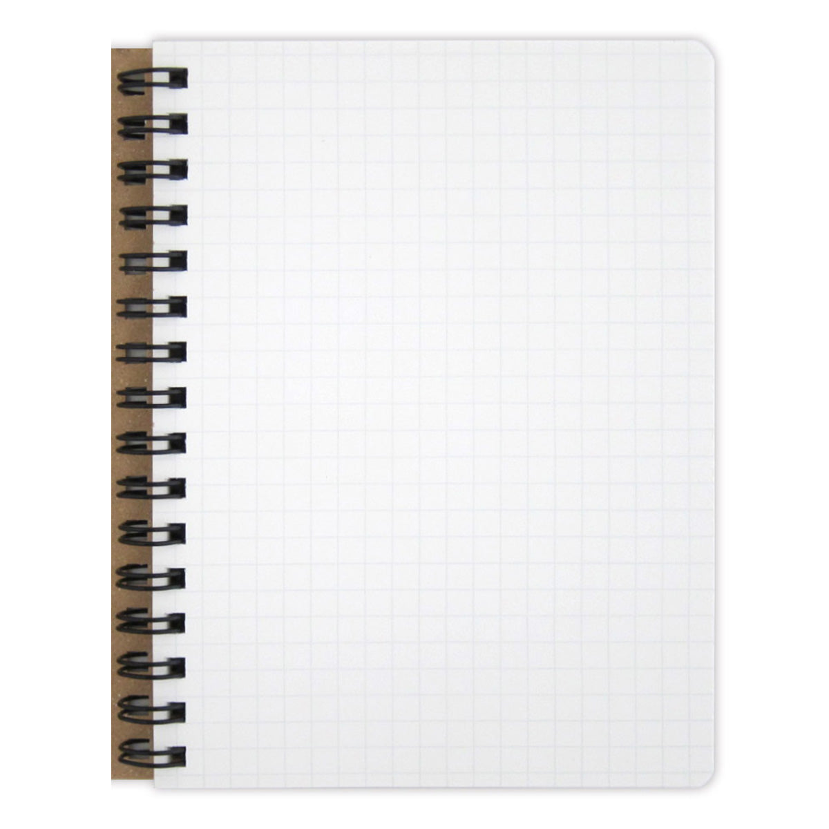 セミA6 クラフトツインリングノート 方眼罫 50枚 352078