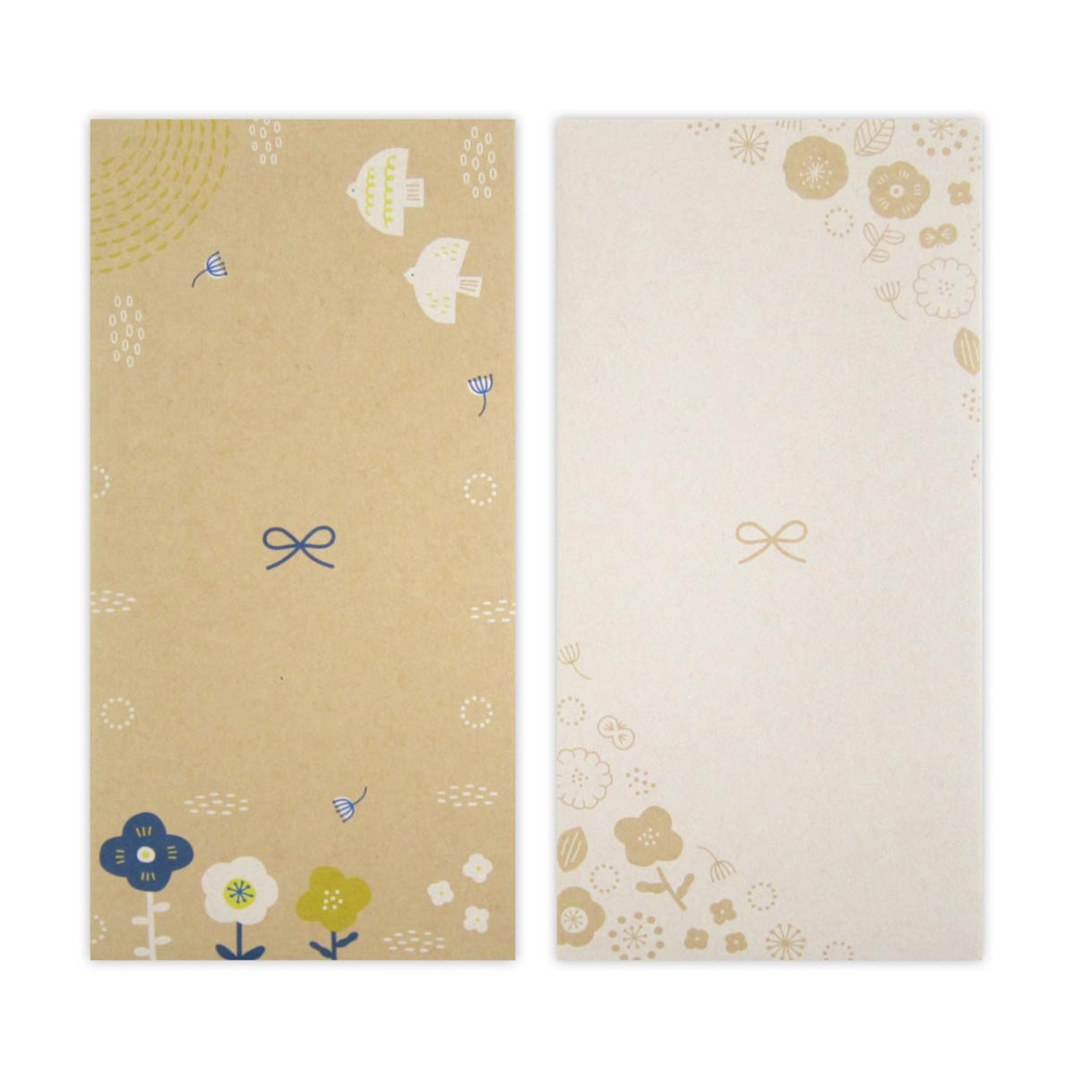 【在庫限り】万型封筒 クラフト ナチュラルノルディック 4枚 352087