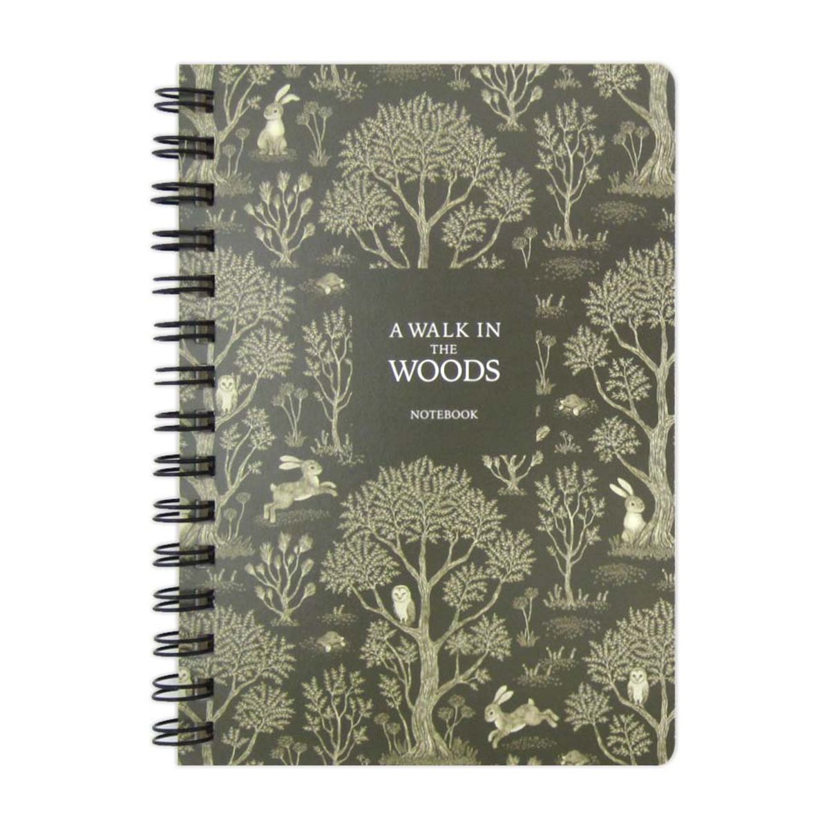 A6 ツインリングノート B罫 森の散歩 50枚 352105