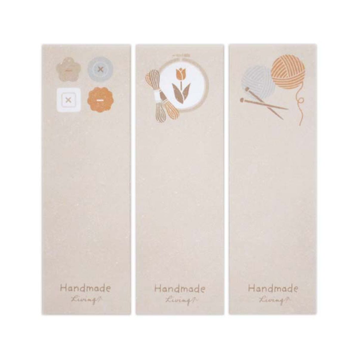 付箋 ハンドメイドリビング 30枚 3本入 352107