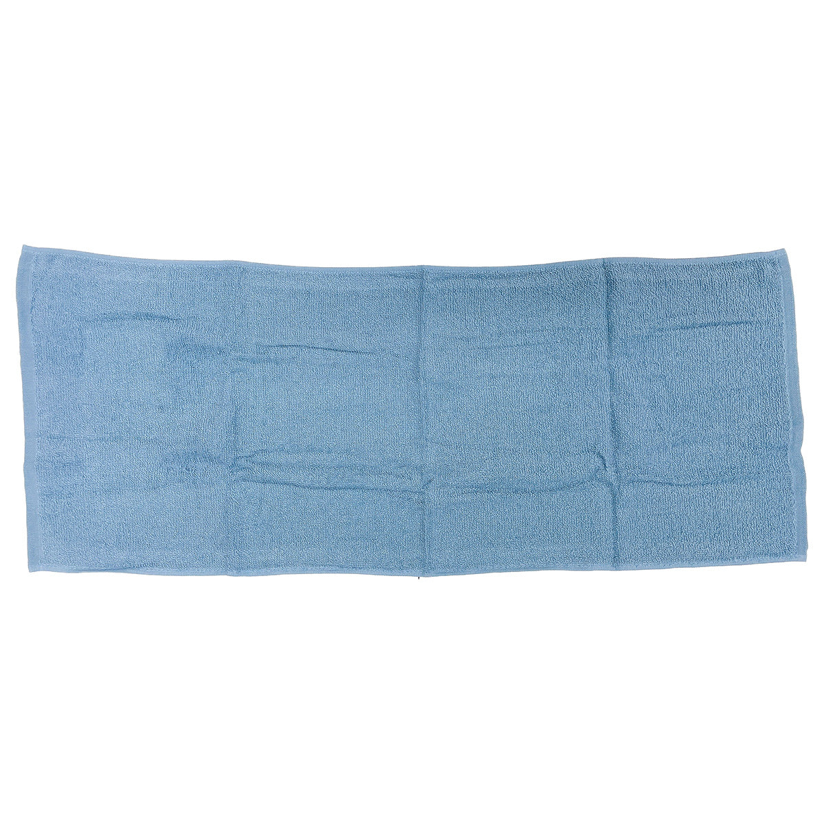 タオル 綿100%吸水フェイスタオル スモーキーブルー34×80cm 352165