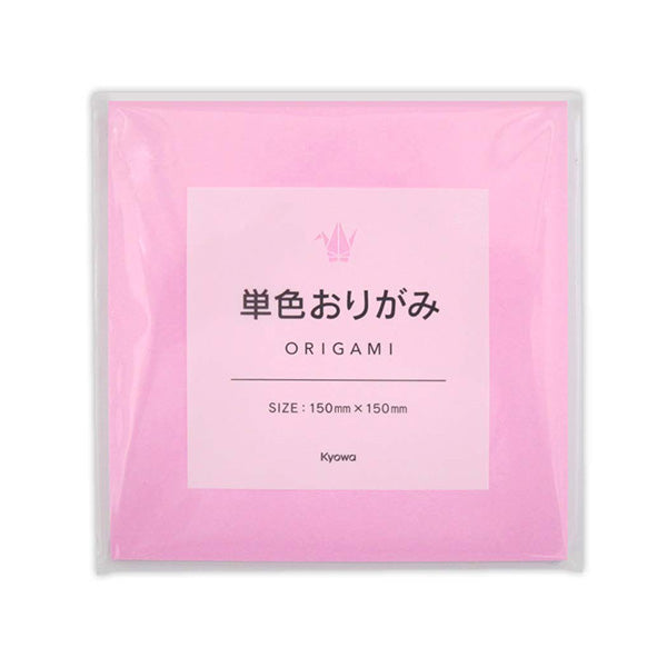 折紙 折り紙 オリガミ 単色おりがみ うすもも 桃色 ピンク 70枚　352290