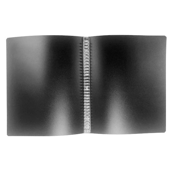 リングファイル リングバインダー 20穴 A5 20リングファイル (ホワイト・ブラック) 352307