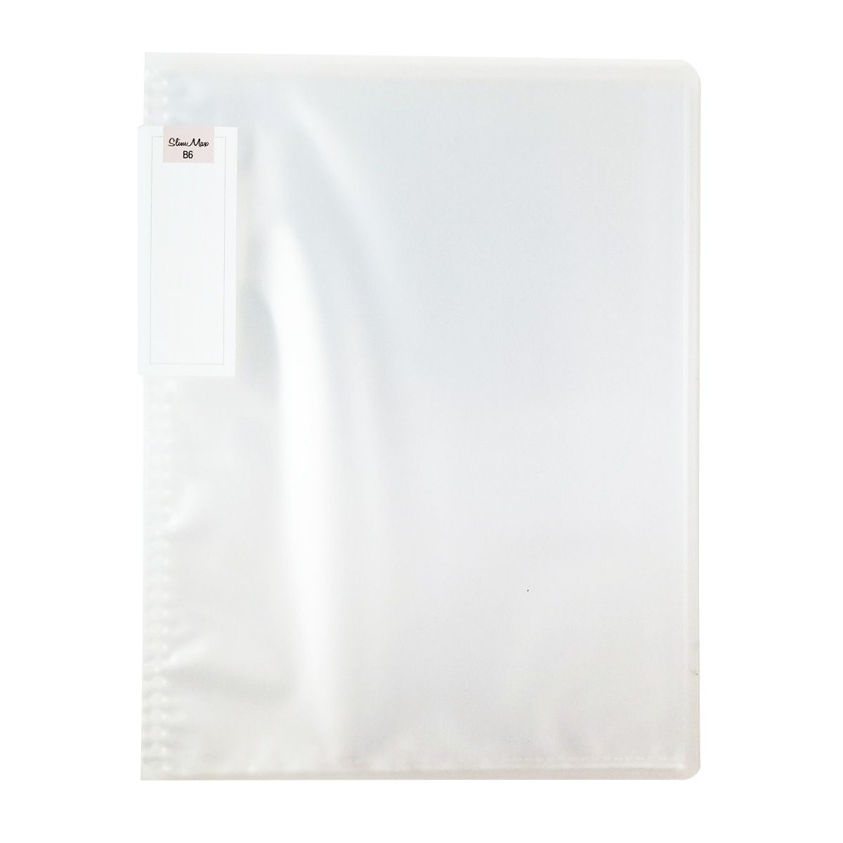 書類ファイル ポケットファイル クリアファイル スリムマックス B6 20P クリアー 352349