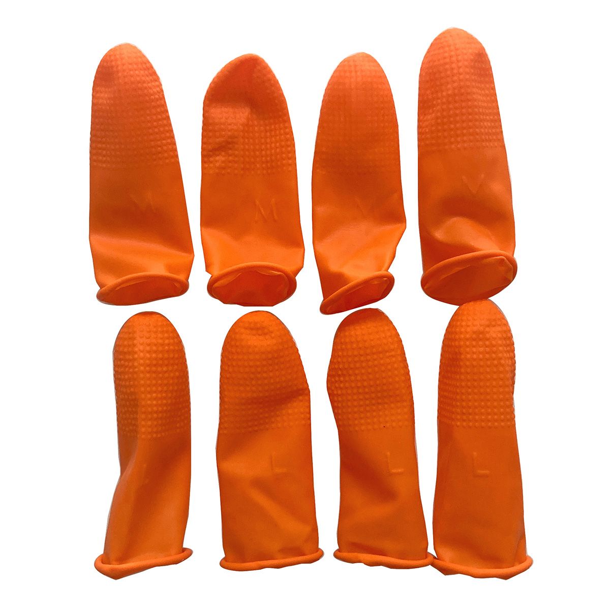 指サックL&M8P オレンジ 352595