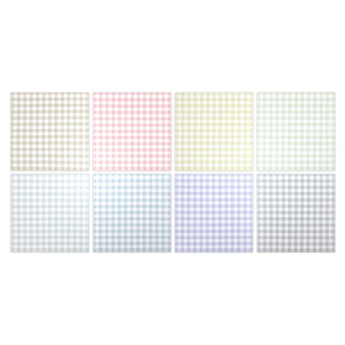 デザインペーパー ギンガムチェック48枚 352746