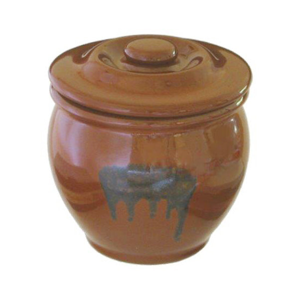 【在庫限り】食品保存容器 保存瓶 漬物容器 蓋付ミニ壺 0.54L 漬け物容器 353166