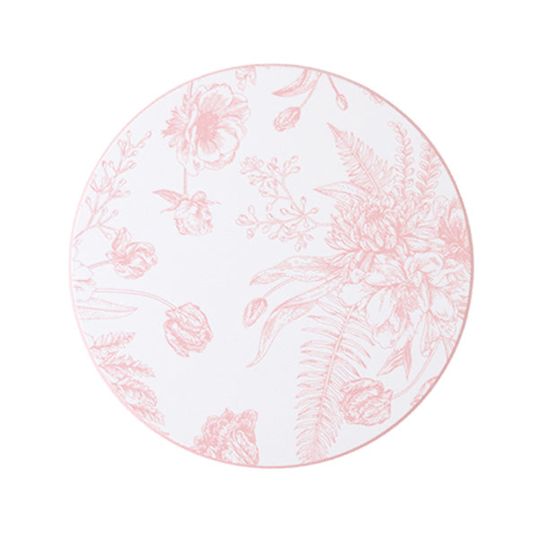 【OUTLET】コースター セラミックコースター レトロパステル ラウンドコースター ピンク 353317