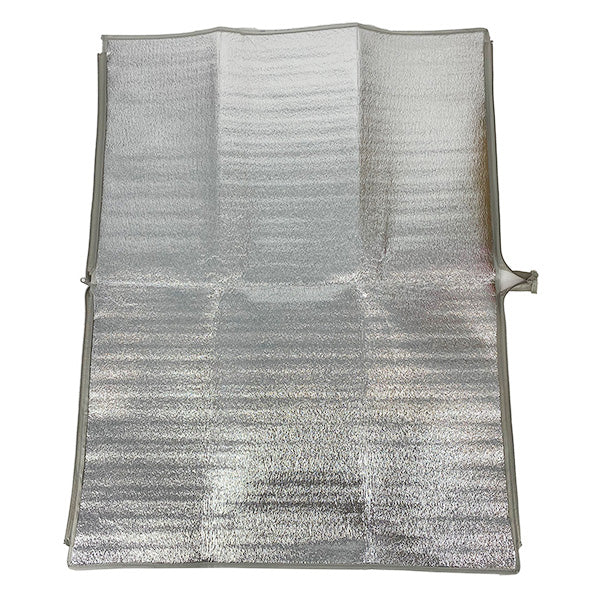 レジャーバッグ プールバッグ ビーチバッグ 海 行楽 レジャーシート LPU23200 ベージュ チェック柄 W70×H45cm 353352