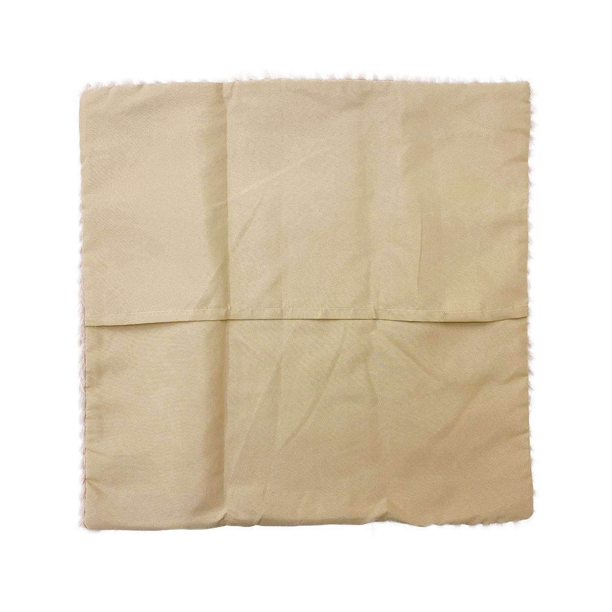 クッションカバー クッションケース ファー生地 ベージュ 45×45cm 353360