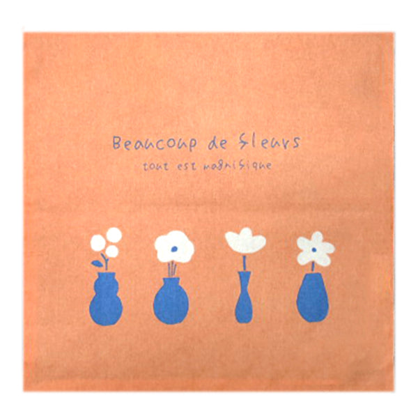 【OUTLET】クッションカバー クッションケース 布 北欧 おしゃれ 花柄 バイカラー 45×45cm 353617