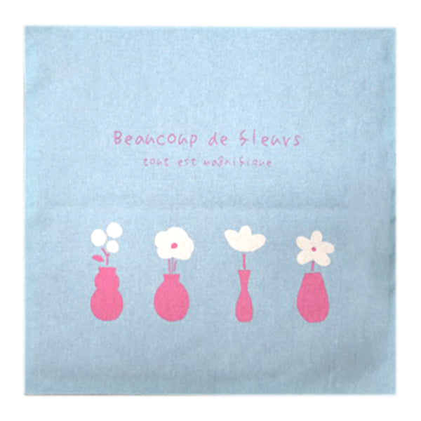 【OUTLET】クッションカバー クッションケース 布 北欧 おしゃれ 花柄 バイカラー 45×45cm 353617