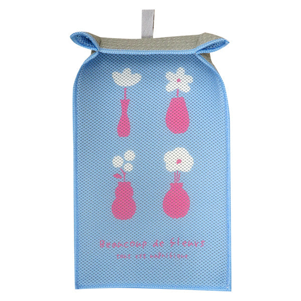 【在庫限り】水切りマット 水切りシート 北欧 花柄 スリム キッチン 食器乾燥 吸水マット 吸水シート ドライマット 吊り下げ可 36×26cm 353621