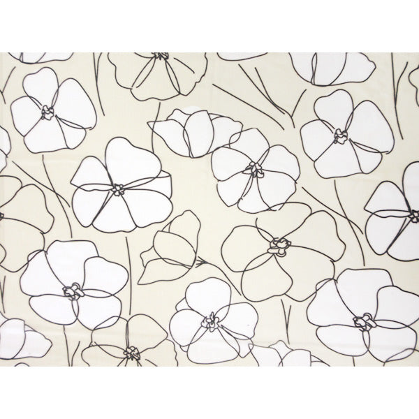 【クーポンで半額】ブランケット 膝掛け 夏 接触冷感 ひんやり 北欧 冷感ブランケットフラワー柄 ベージュ 70×100cm MK1402/02 ひざかけ 353627