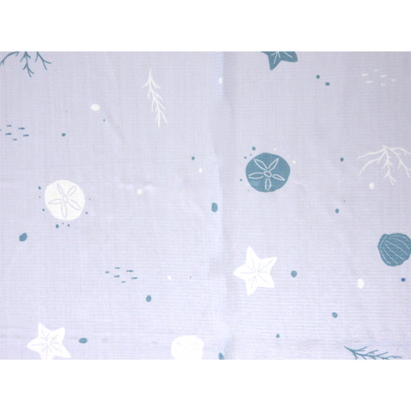 【OUTLET】ブランケット ひざ掛け 夏 接触冷感 ひんやり 冷感ブランケットマリン柄 ライトパープル 70×100cm MK1403/90 ひざかけ 353632