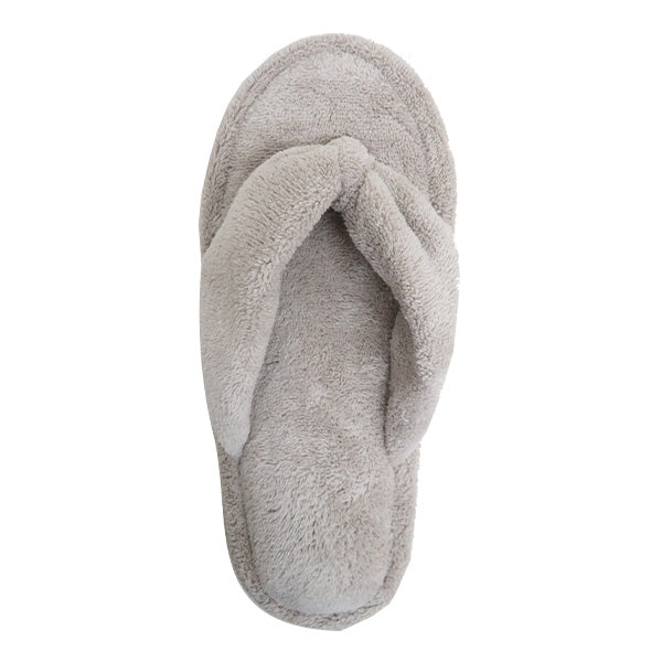 【OUTLET】ルームシューズ トングスリッパ 室内 ルームサンダル おしゃれ ナチュラル グレー レディース 23?24.5cm GRK1465/09 353643