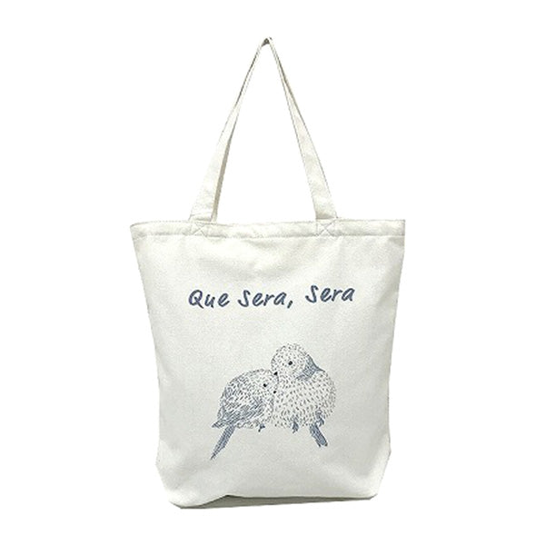 【OUTLET】トートバッグ 大きめ 大容量 かわいい シンプル ショルダーバッグ 3ポケット付 アニマルトート トリ 353664