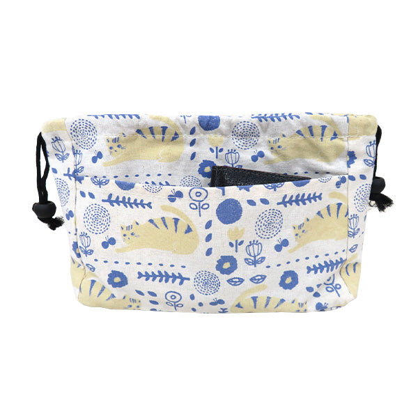 【OUTLET】巾着袋 バッグインバッグ 北欧 小物入れ コスメポーチ 化粧ポーチ ノルディック柄 23×7×16cm RK1472/03 353847