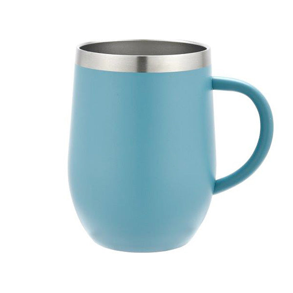 マグカップ コップ ステンレス真空断熱 スムー SMOO 370ml ライトブルー アウトドア 353902