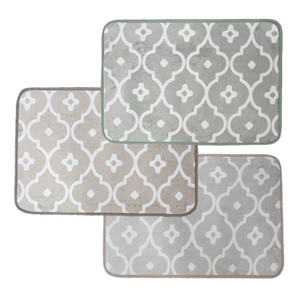 【OUTLET】モロッカン柄 フロアマット 450×650mm 354061