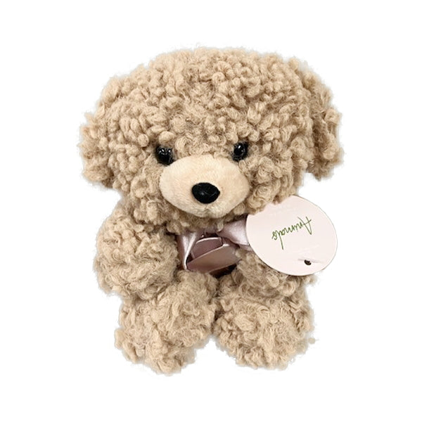 【OUTLET】アニマルマスコット 縫いぐるみ プードル 17×11cm 354546