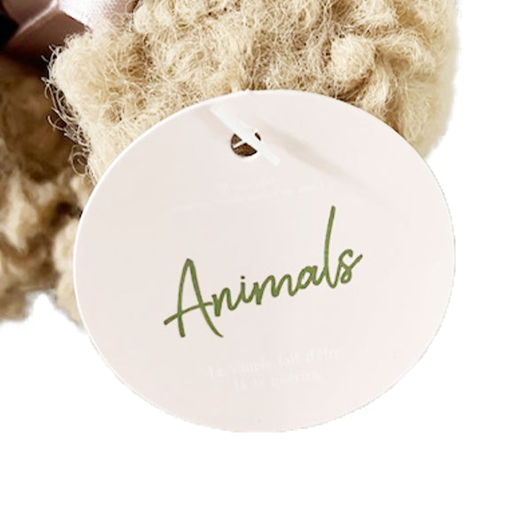 【OUTLET】アニマルマスコット 縫いぐるみ プードル 17×11cm 354546