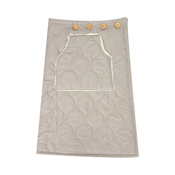 【OUTLET】キルティング 裏ボア加工巻きスカート グレーシュ AF6515 09/BE 354657